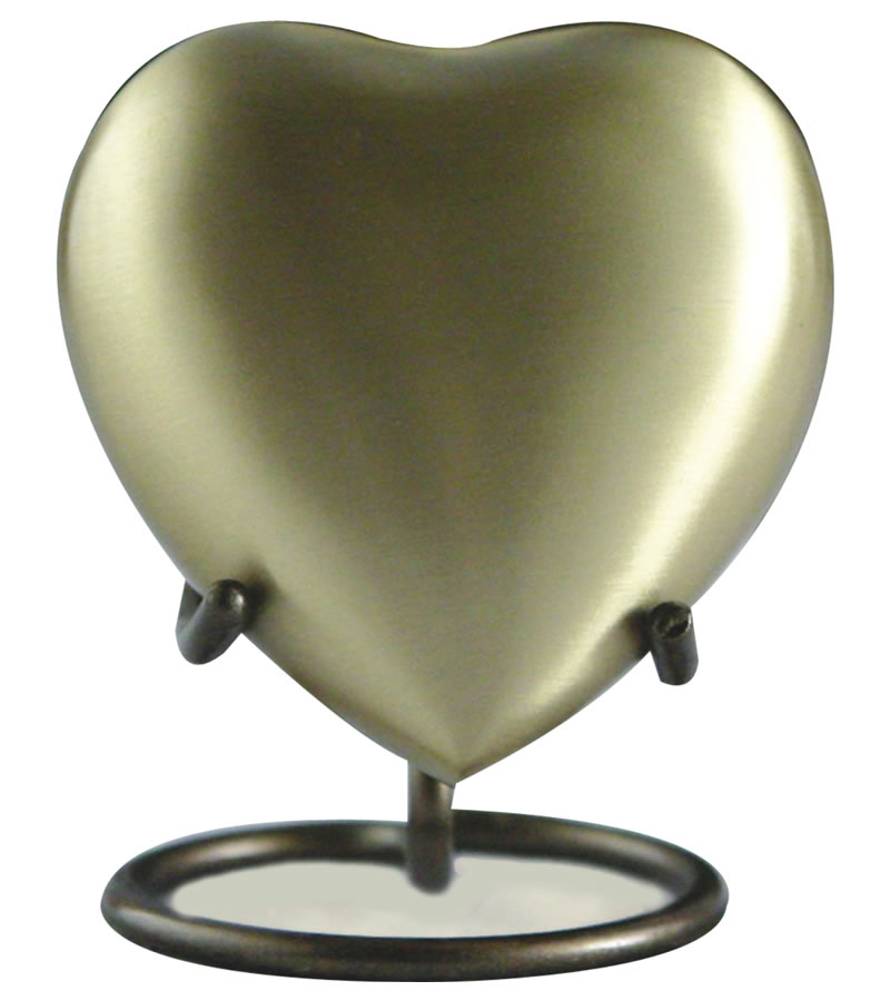 bronze heart
